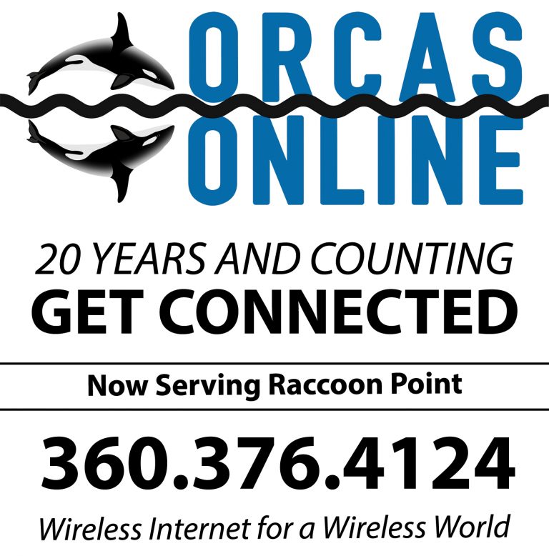 Orcas Online 20 years in business and counting. Get Connected